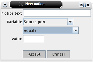 Add note dialog