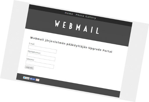 Webmail phishing